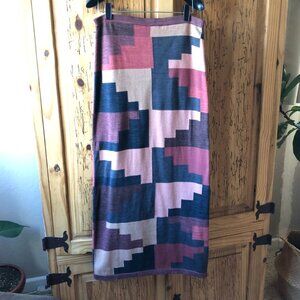 Peruvian Connection Southwestern Pima Cotton Maxi Skirt